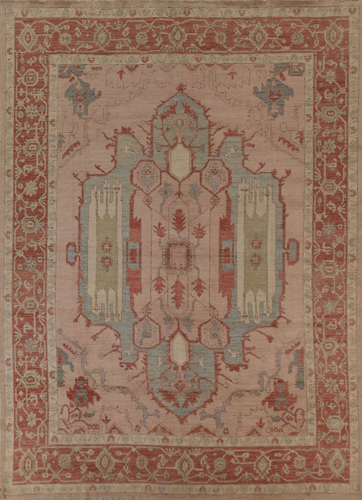 Vegetable Dye Oushak Oriental Area Rug 9x10