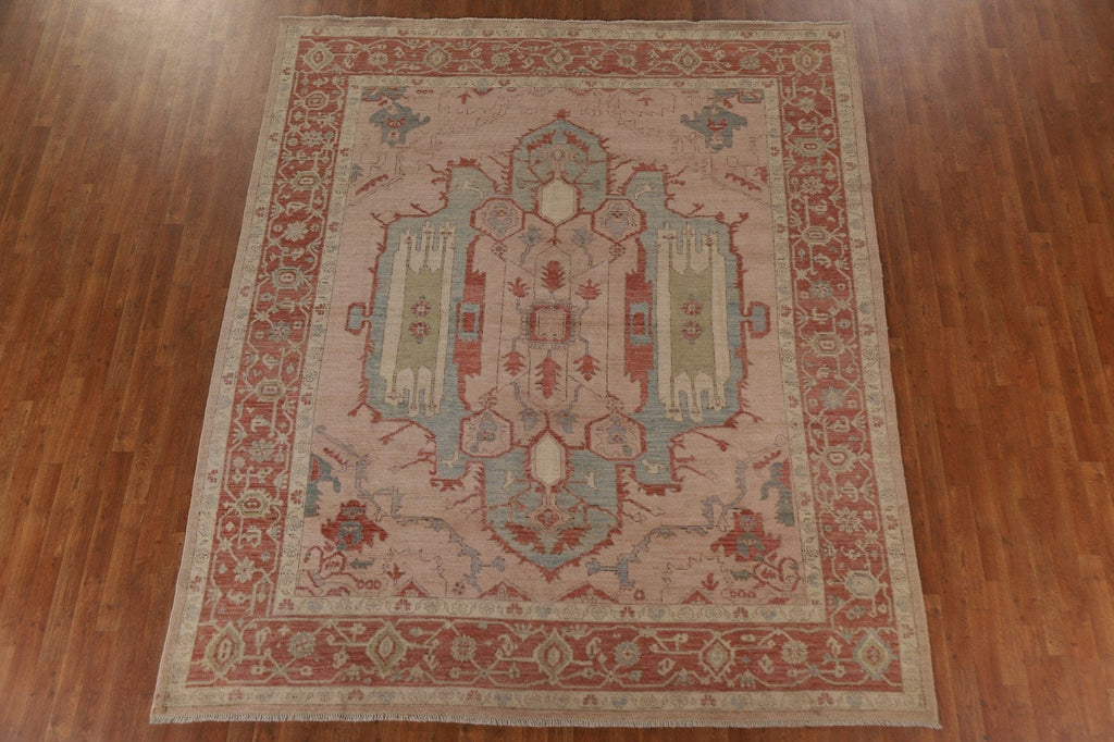 Vegetable Dye Oushak Oriental Area Rug 9x10