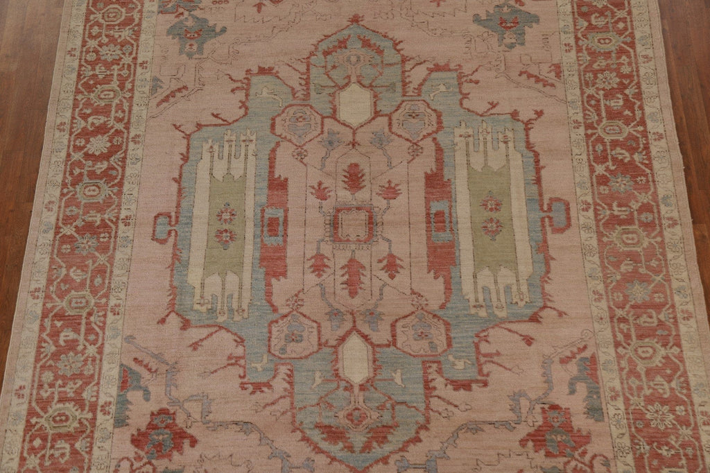 Vegetable Dye Oushak Oriental Area Rug 9x10