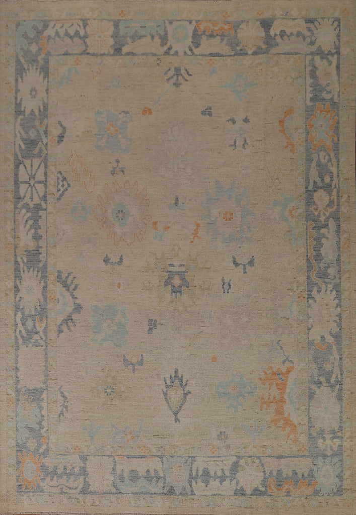 Vegetable Dye Oushak Oriental Area Rug 8x10