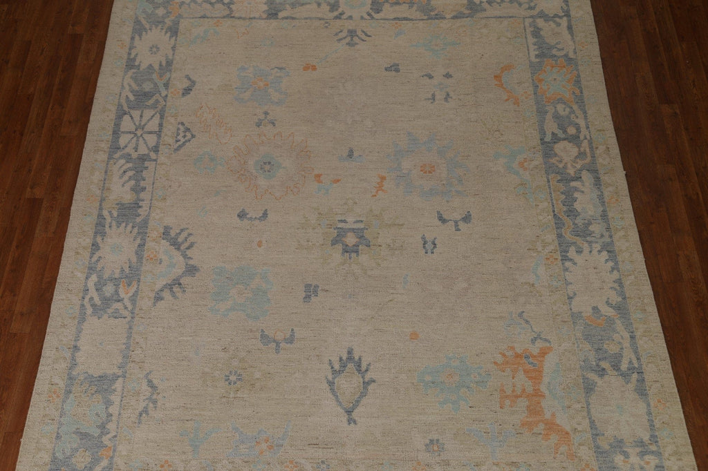 Vegetable Dye Oushak Oriental Area Rug 8x10