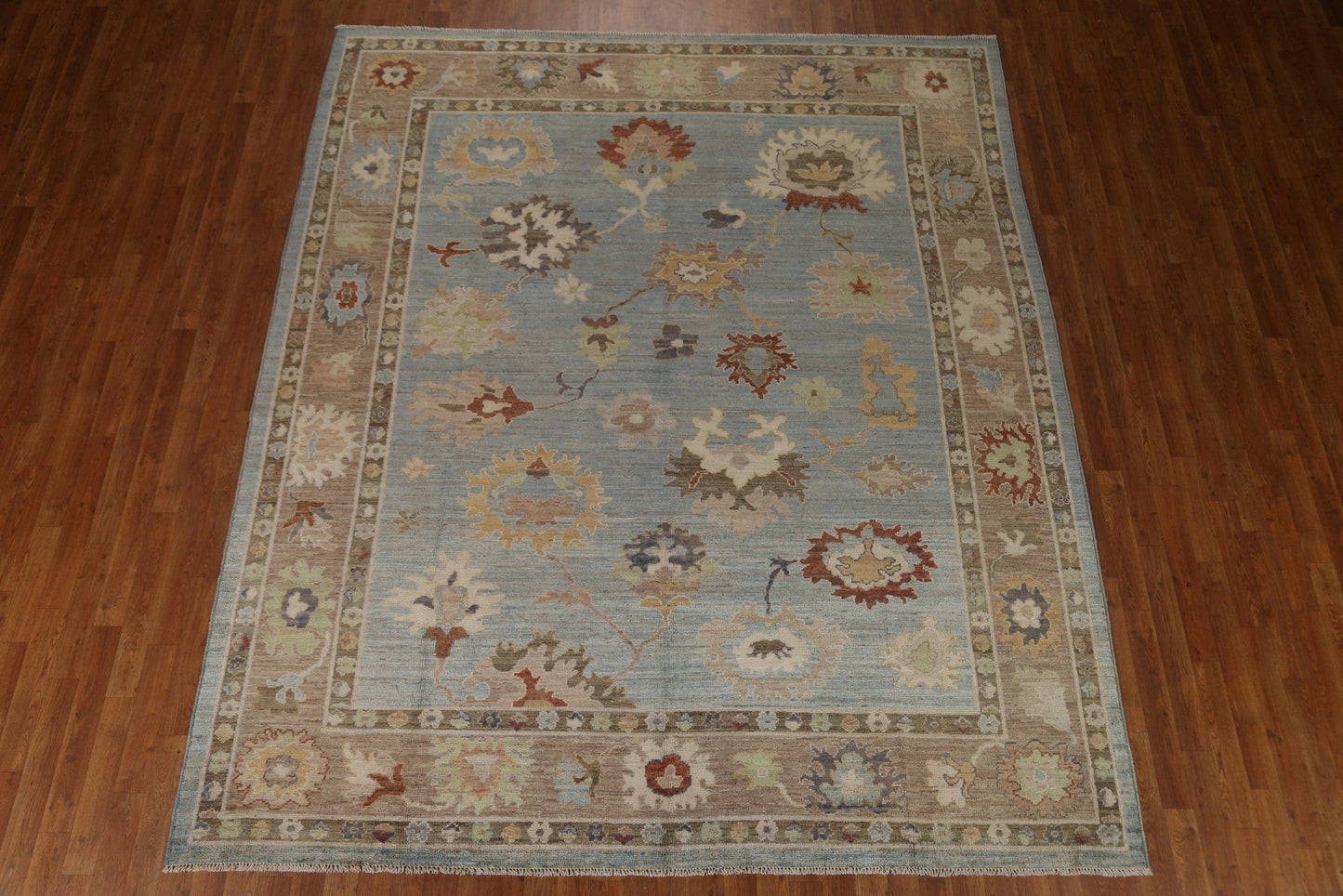 Vegetable Dye Oushak Oriental Area Rug 9x10