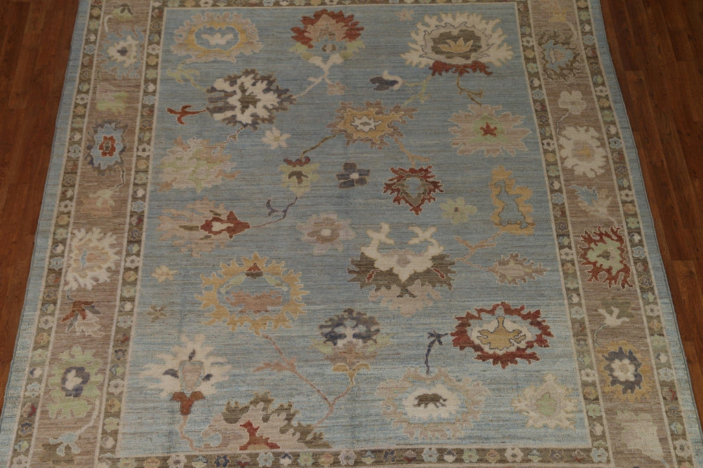 Vegetable Dye Oushak Oriental Area Rug 9x10