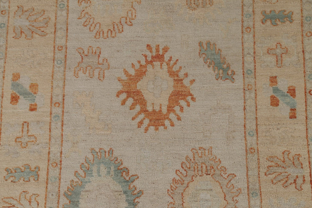 Vegetable Dye Oushak Turkish Area Rug 4x6