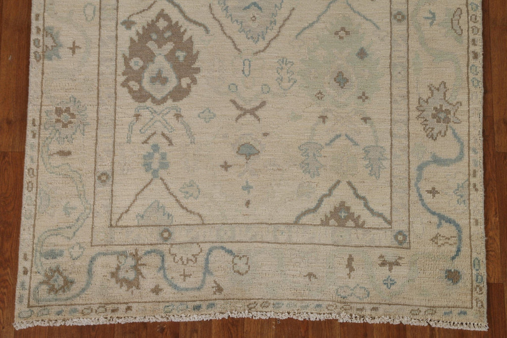 Vegetable Dye Oushak Oriental Area Rug 4x6