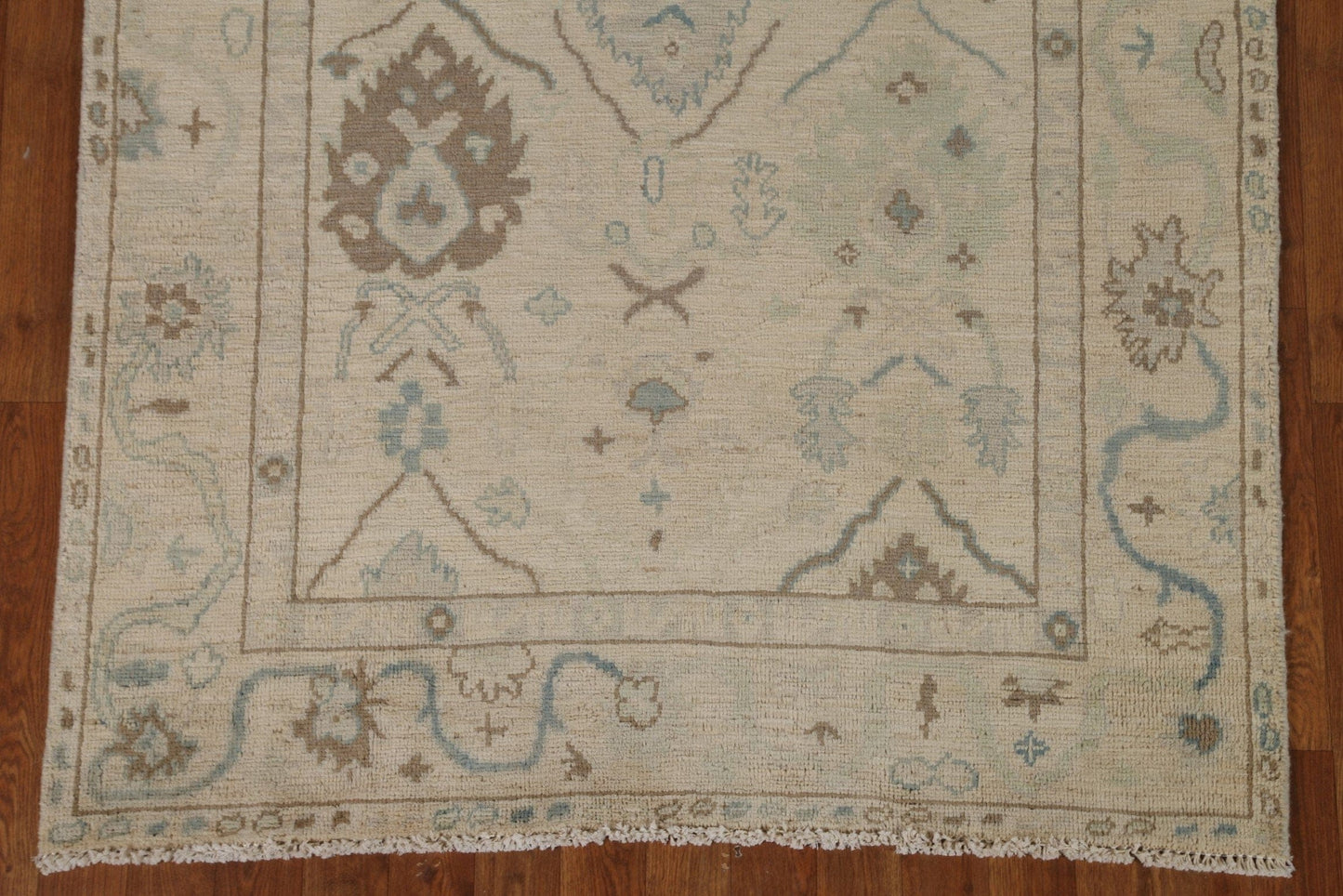 Vegetable Dye Oushak Oriental Area Rug 4x6