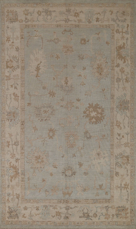 Vegetable Dye Oushak Oriental Area Rug 6x9