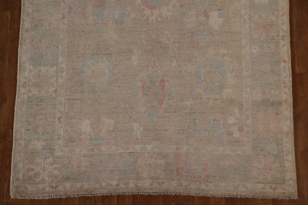 Vegetable Dye Oushak Oriental Area Rug 5x6