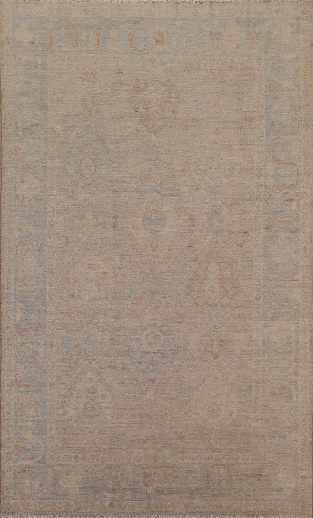 Vegetable Dye Oushak Oriental Area Rug 7x10