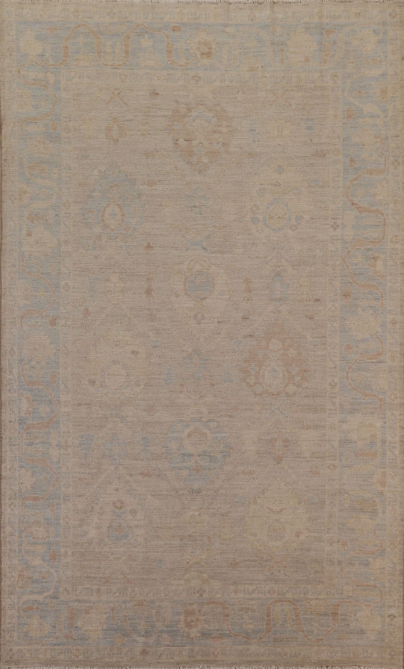 Vegetable Dye Oushak Oriental Area Rug 7x10