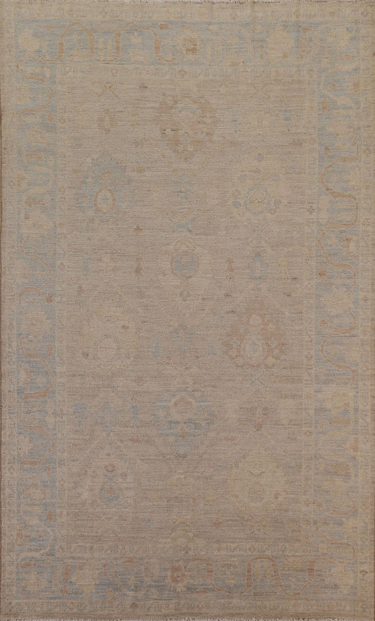 Vegetable Dye Oushak Oriental Area Rug 7x10