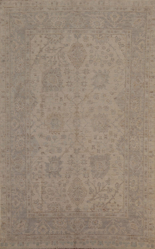 Vegetable Dye Oushak Oriental Area Rug 6x9