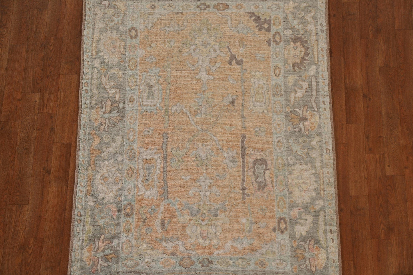 Vegetable Dye Oushak Oriental Area Rug 4x6