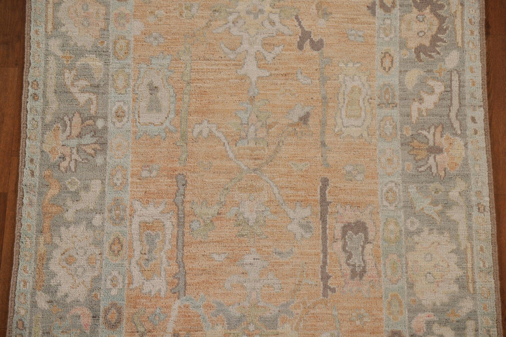 Vegetable Dye Oushak Oriental Area Rug 4x6