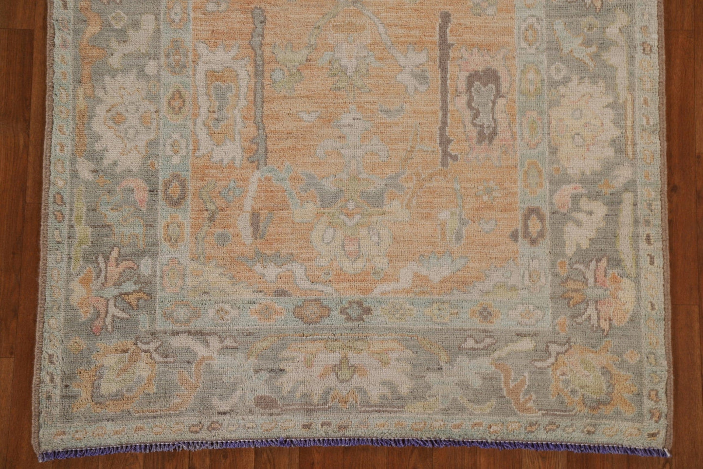 Vegetable Dye Oushak Oriental Area Rug 4x6