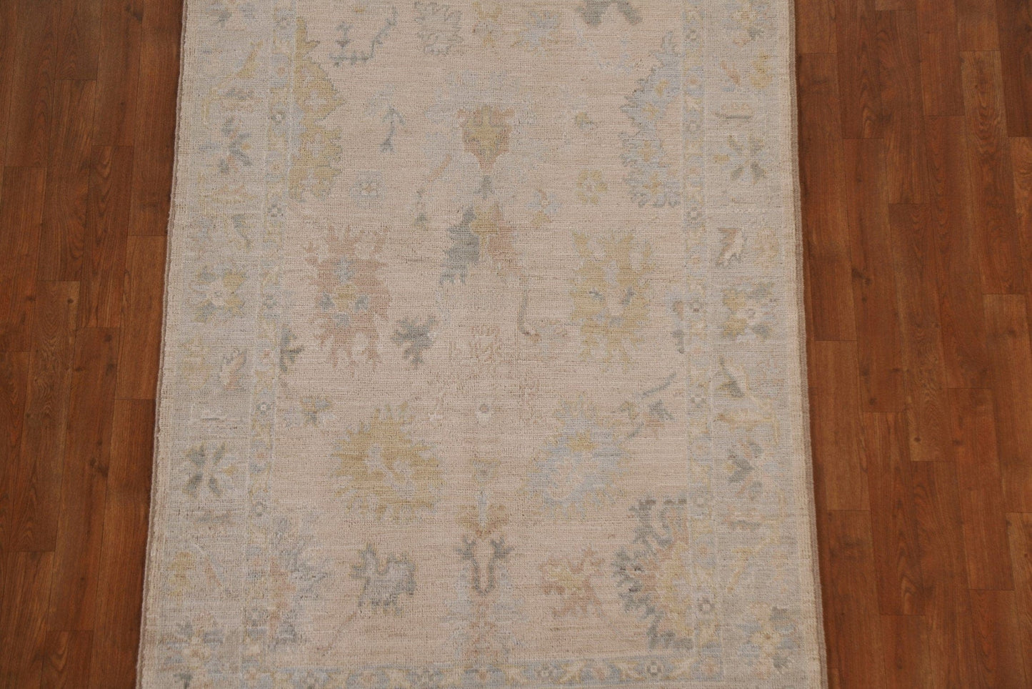 Vegetable Dye Oushak Oriental Area Rug 4x6