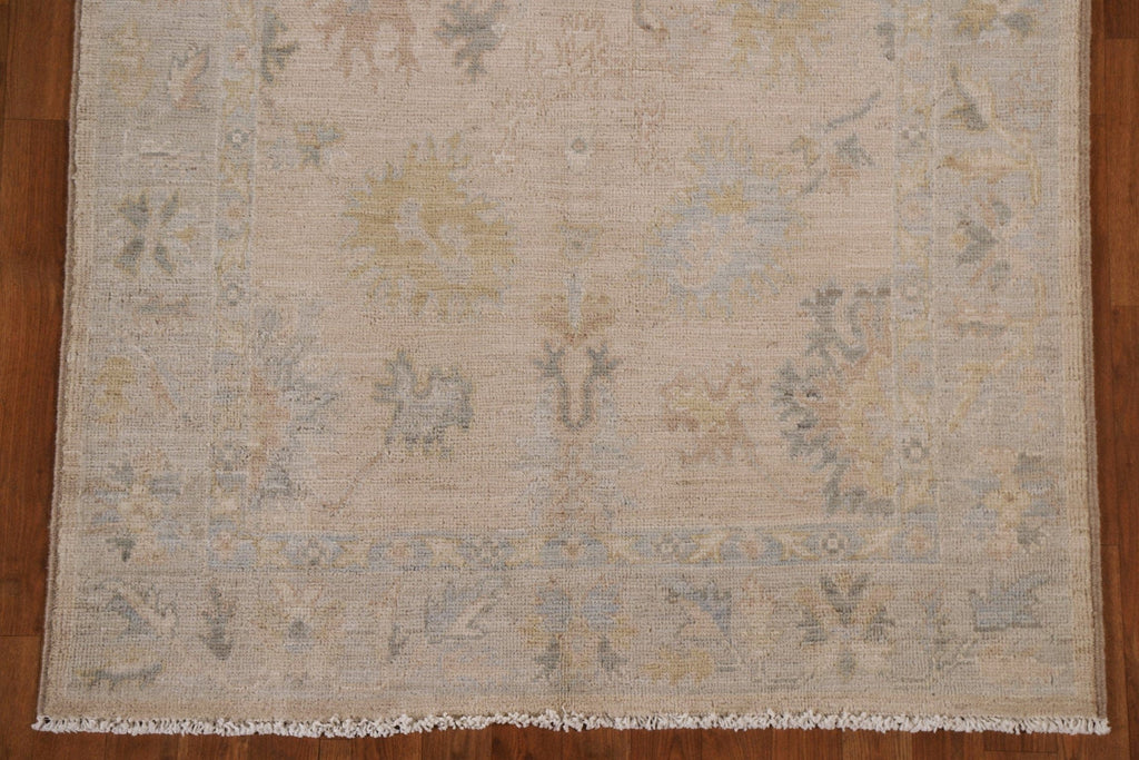 Vegetable Dye Oushak Oriental Area Rug 4x6