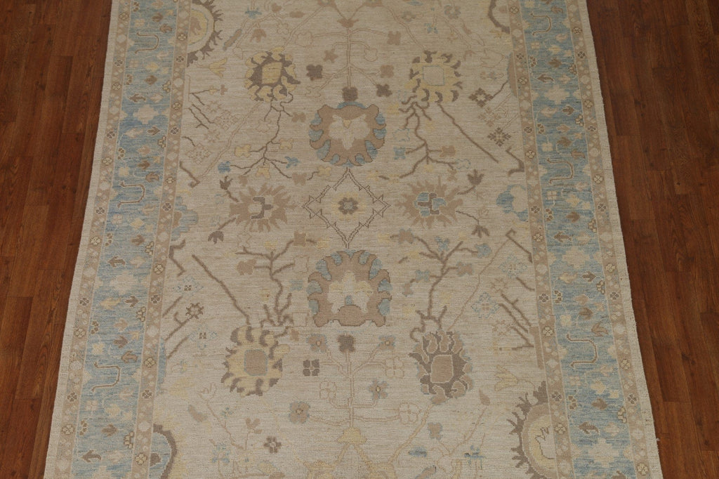 Vegetable Dye Oushak Oriental Area Rug 6x9