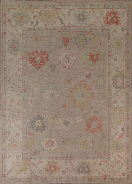 Vegetable Dye Oushak Turkish Area Rug 8x10