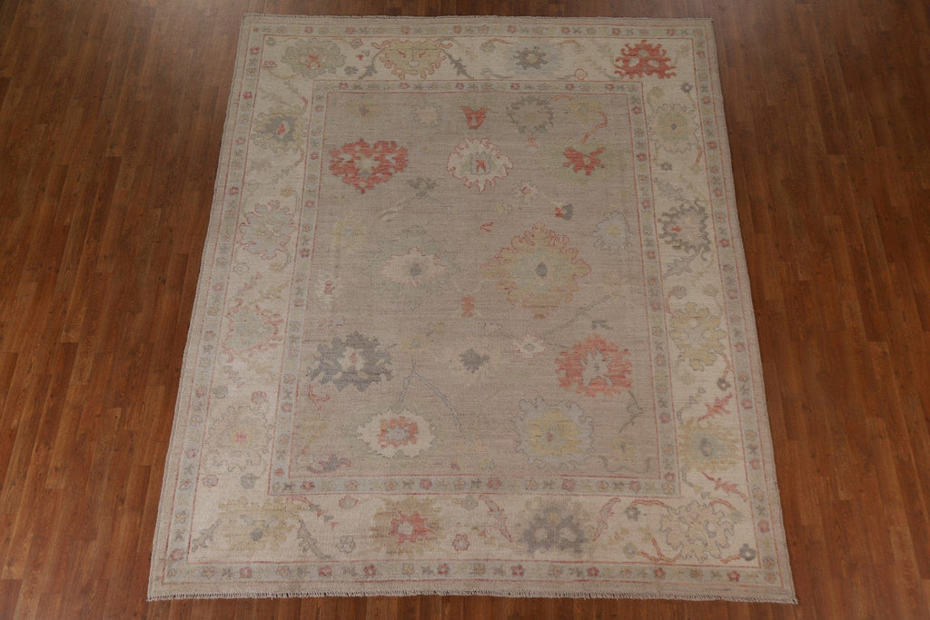 Vegetable Dye Oushak Turkish Area Rug 8x10