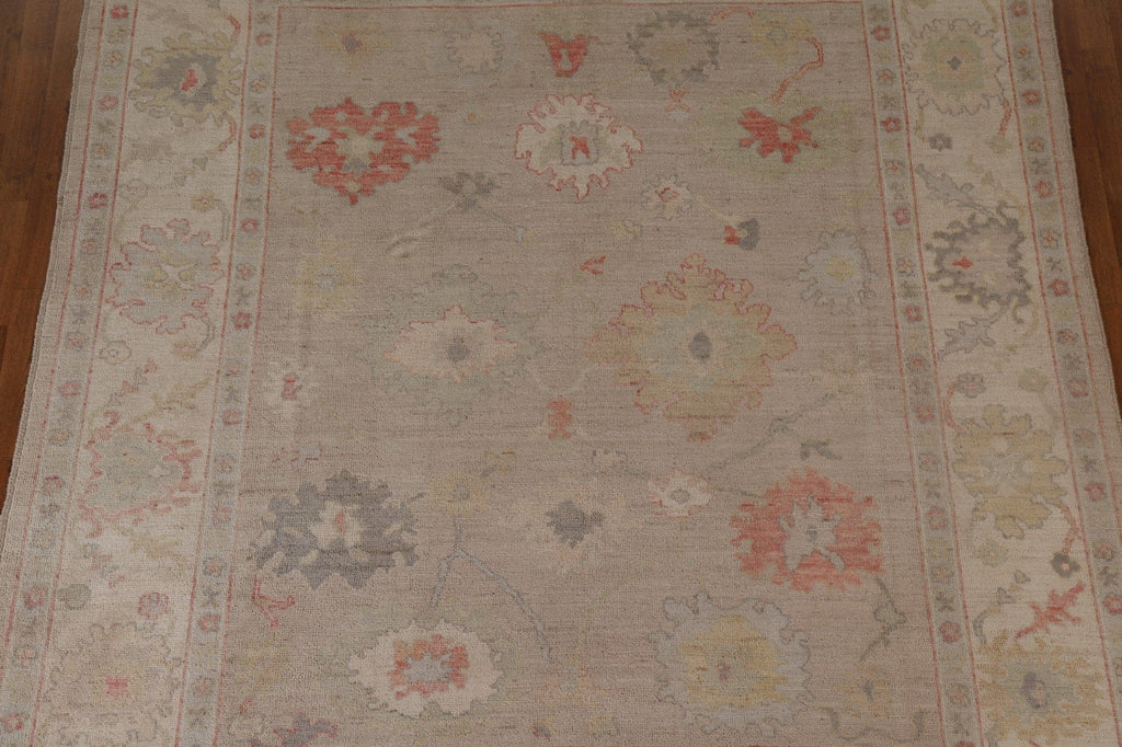 Vegetable Dye Oushak Turkish Area Rug 8x10