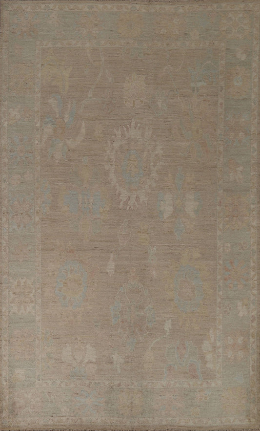 Vegetable Dye Oushak Oriental Area Rug 6x9