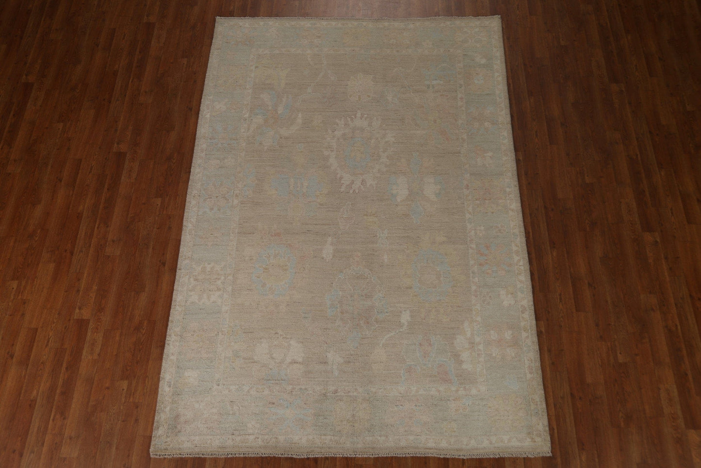 Vegetable Dye Oushak Oriental Area Rug 6x9