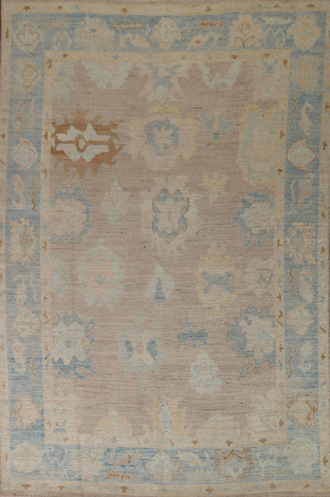 Vegetable Dye Oushak Oriental Area Rug 8x10