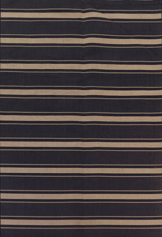 Striped Modern Oriental Area Rug 8x10