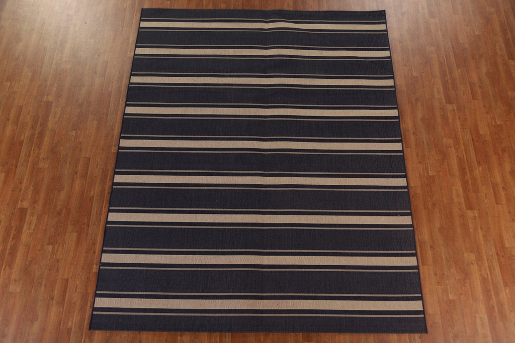 Striped Modern Oriental Area Rug 8x10