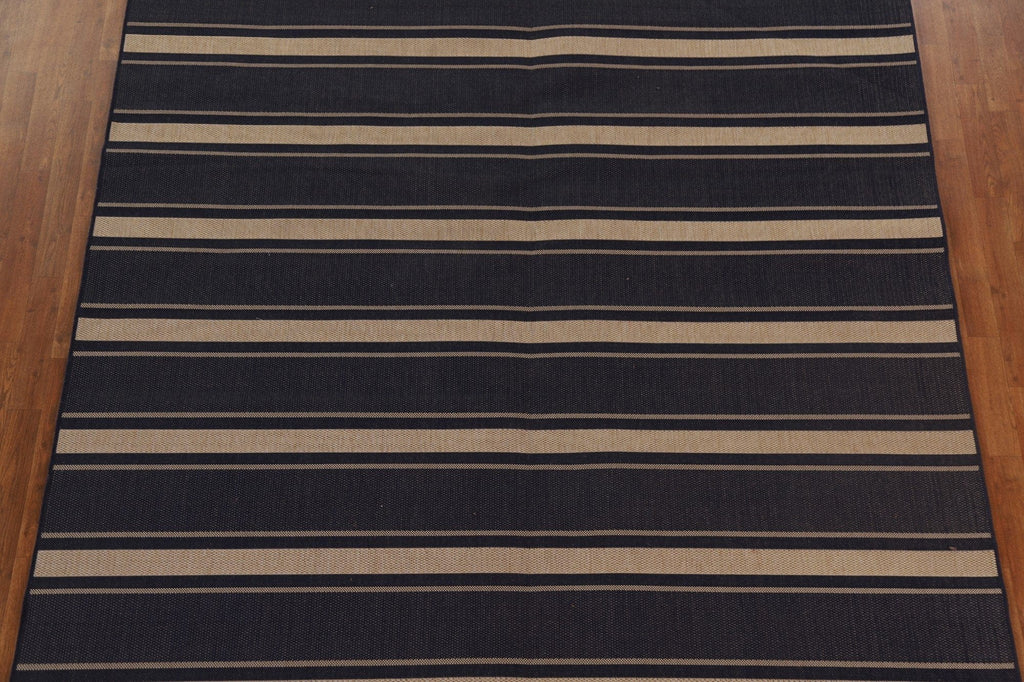 Striped Modern Oriental Area Rug 8x10