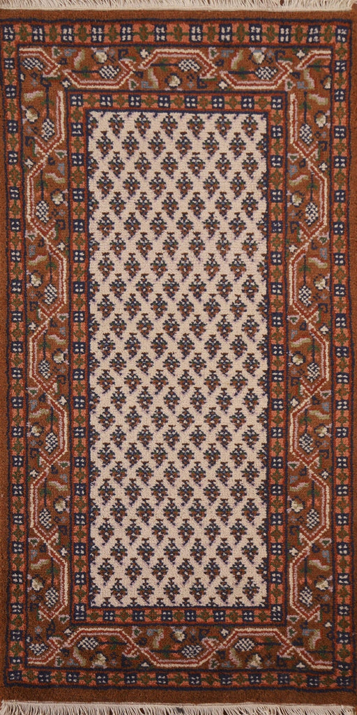 Ivory Wool Botemir Oriental Area Rug 3x5