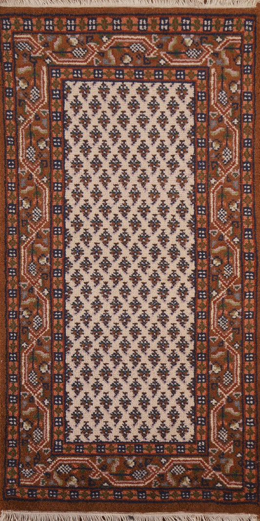 Ivory Wool Botemir Oriental Area Rug 3x5