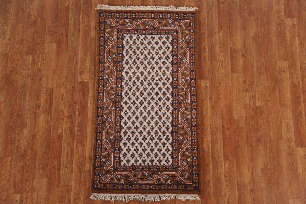 Ivory Wool Botemir Oriental Area Rug 3x5