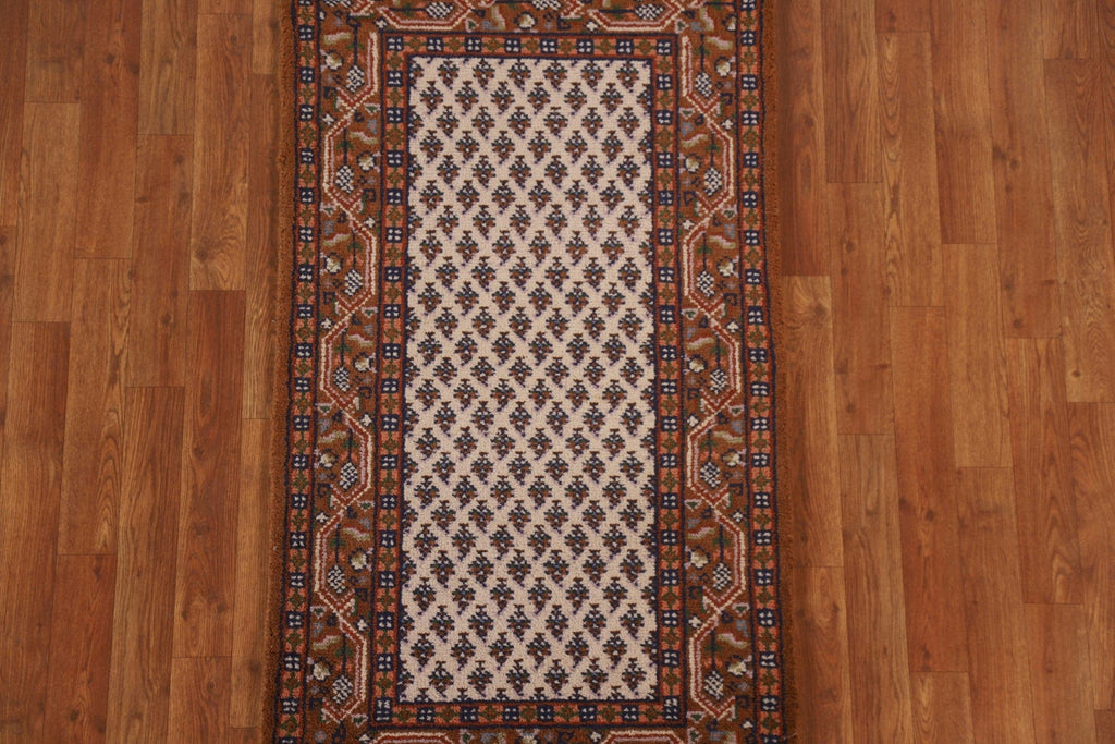 Ivory Wool Botemir Oriental Area Rug 3x5