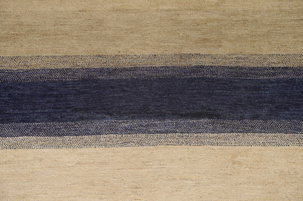 Striped Gabbeh Kashkoli Modern Area Rug 6x9