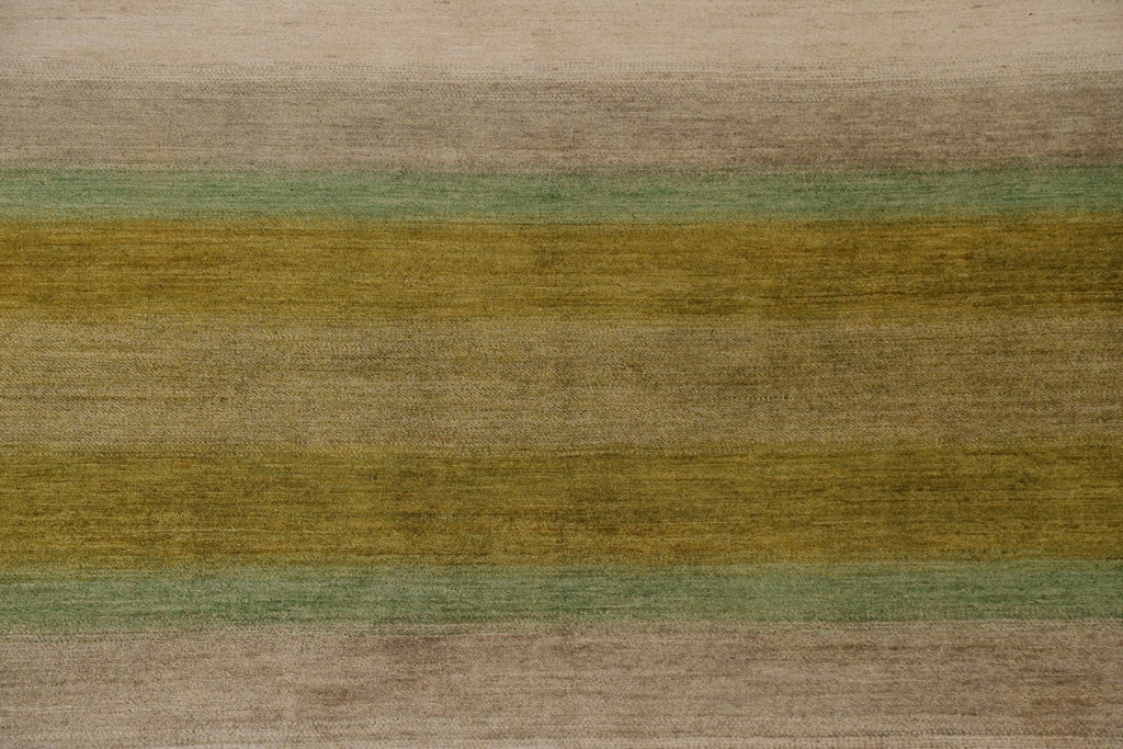 Striped Gabbeh Kashkoli Wool Area Rug 7x8