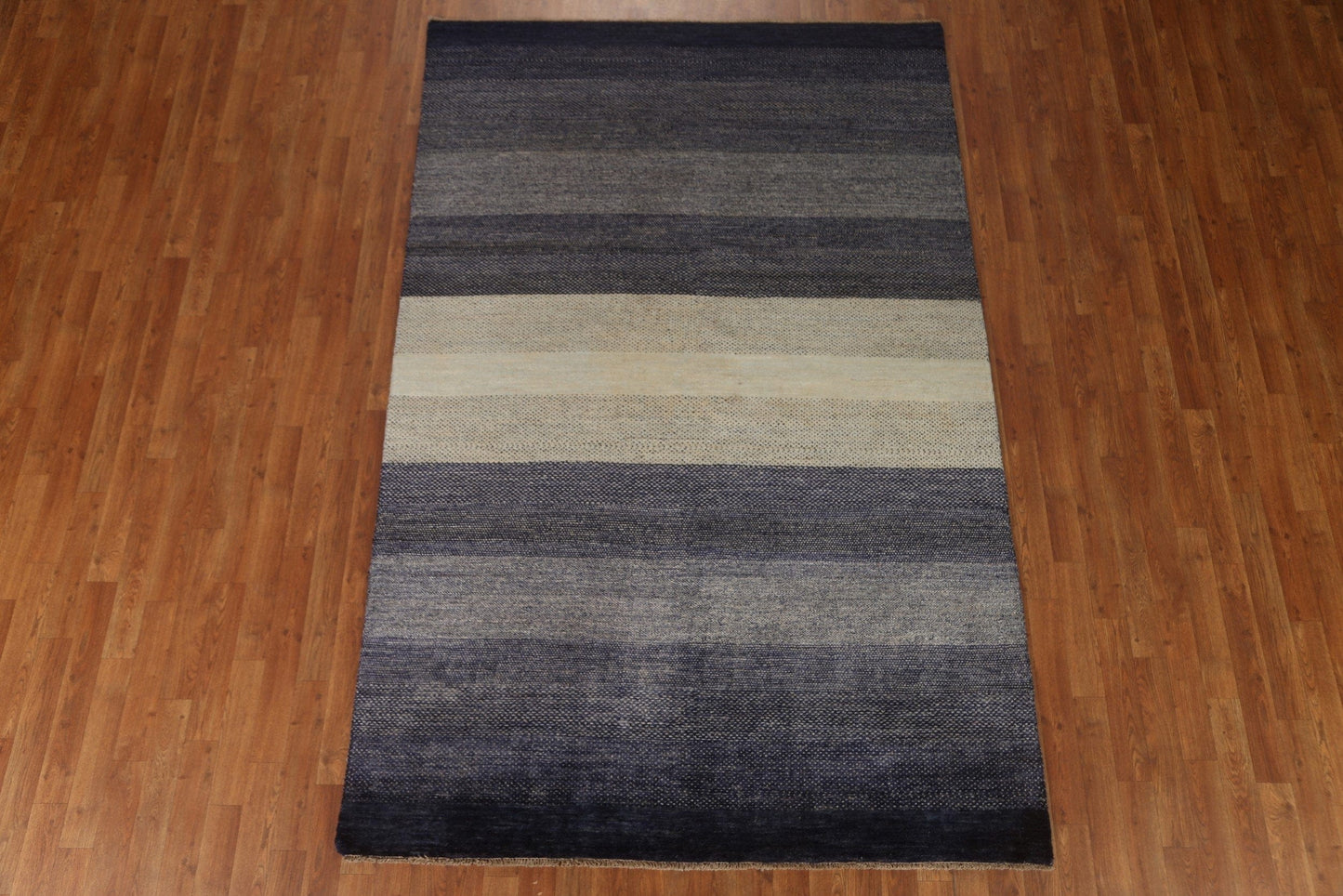 Striped Gabbeh Kashkoli Oriental Area Rug 6x9