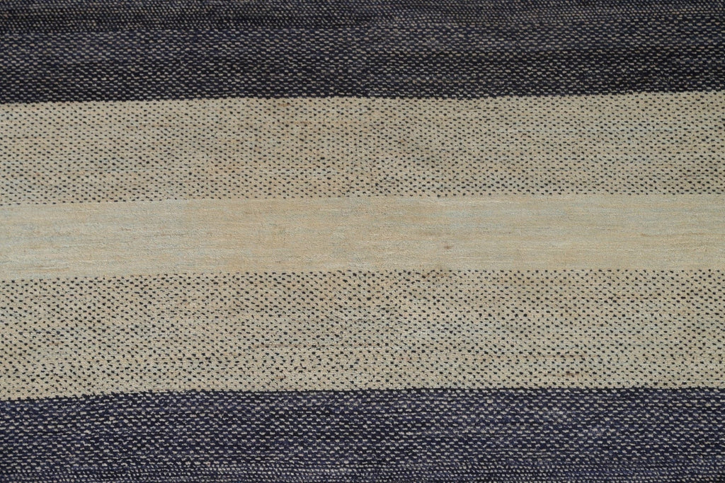 Striped Gabbeh Kashkoli Oriental Area Rug 6x9