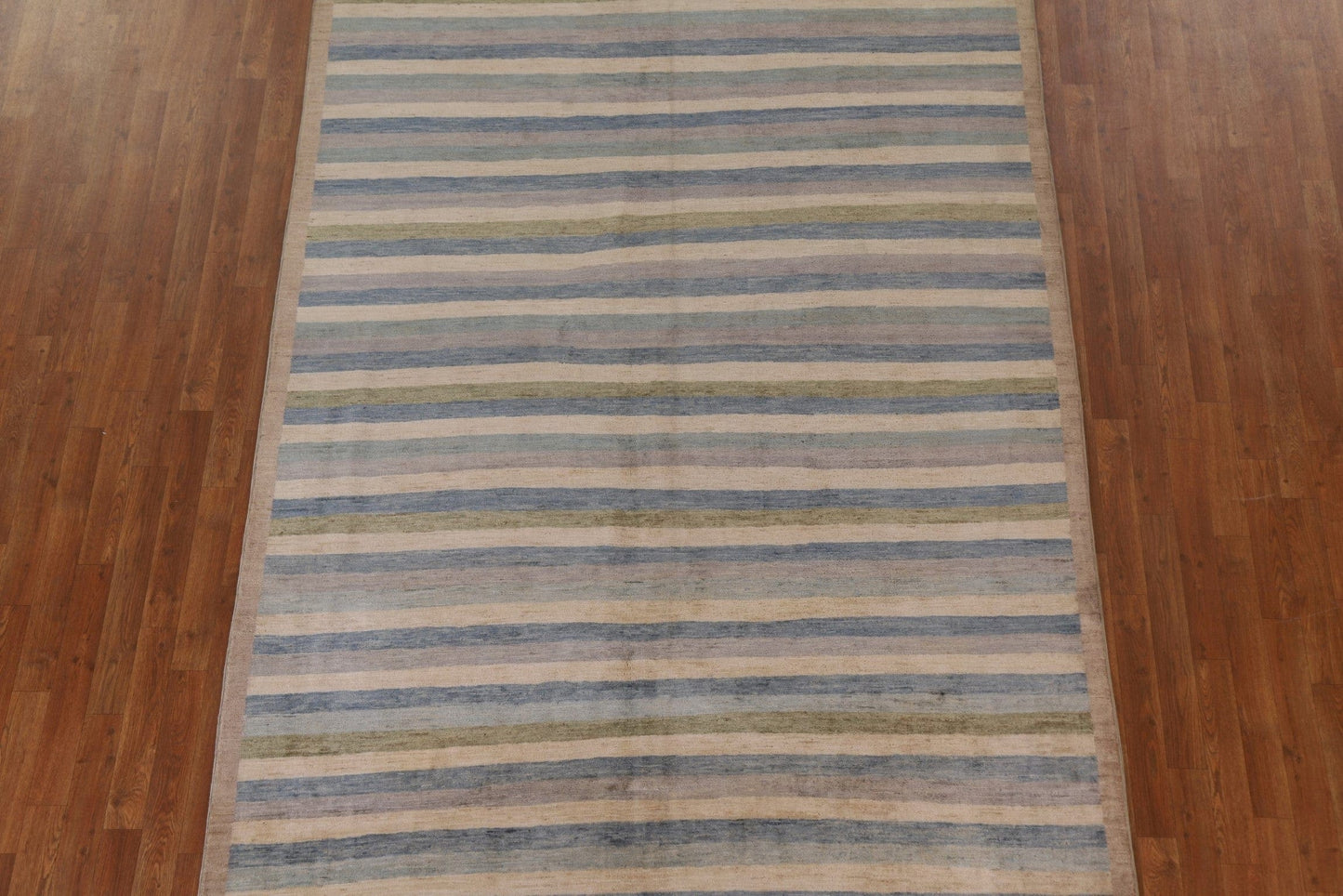 Striped Gabbeh Kashkoli Modern Area Rug 7x9