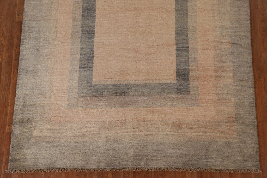 Handmade Gabbeh Kashkoli Modern Area Rug 7x8