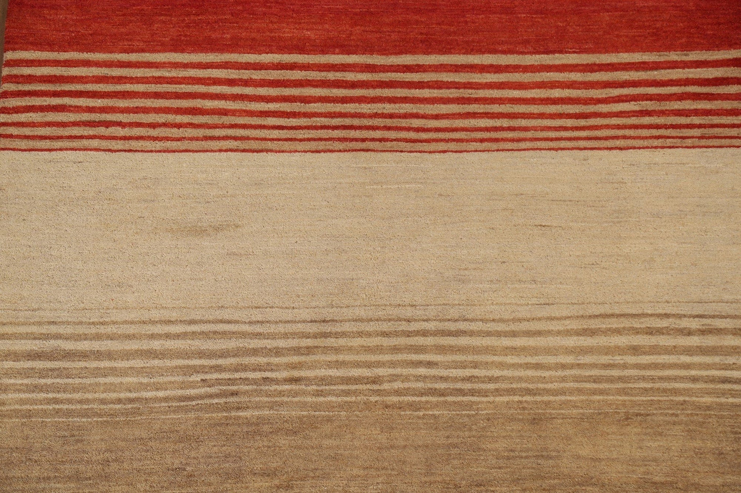 Striped Gabbeh Kashkoli Wool Area Rug 5x8