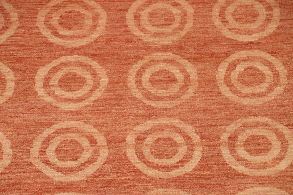 Orange Gabbeh Kashkoli Oriental Area Rug 6x8