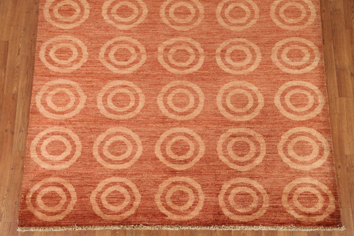 Orange Gabbeh Kashkoli Oriental Area Rug 6x8