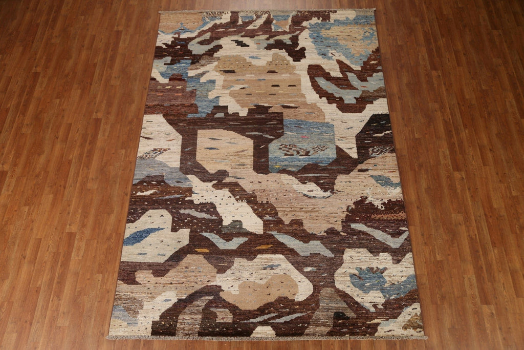 Modern Abstract Area Rug 7x10