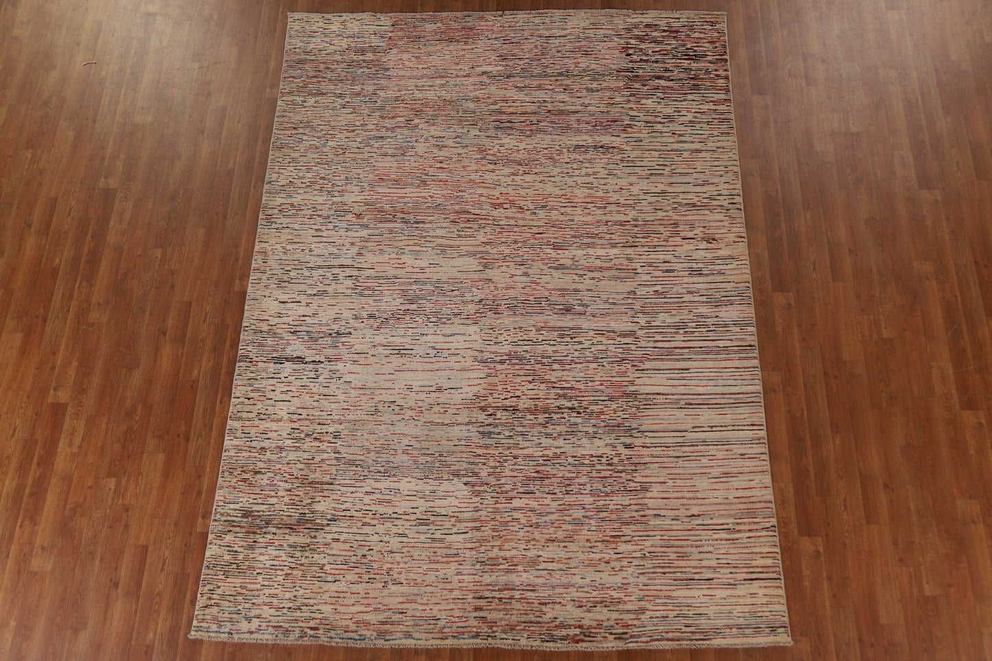 Striped Gabbeh Kashkoli Oriental Area Rug 7x9