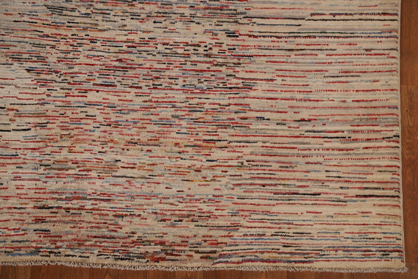 Striped Gabbeh Kashkoli Oriental Area Rug 7x9