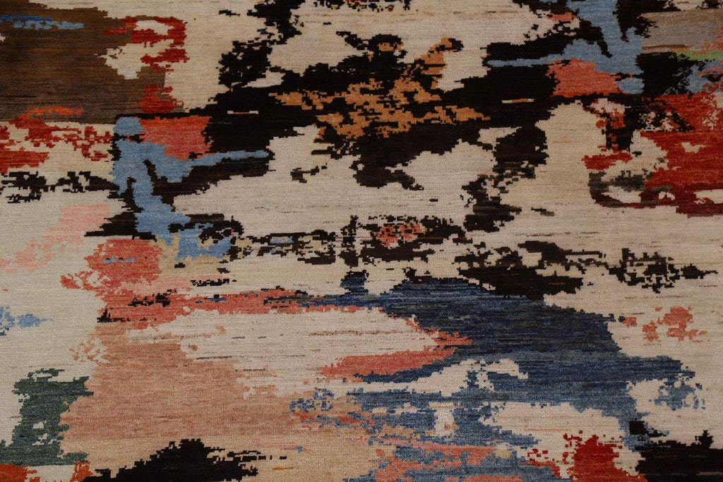 All-Over Abstract Oriental Area Rug 7x10