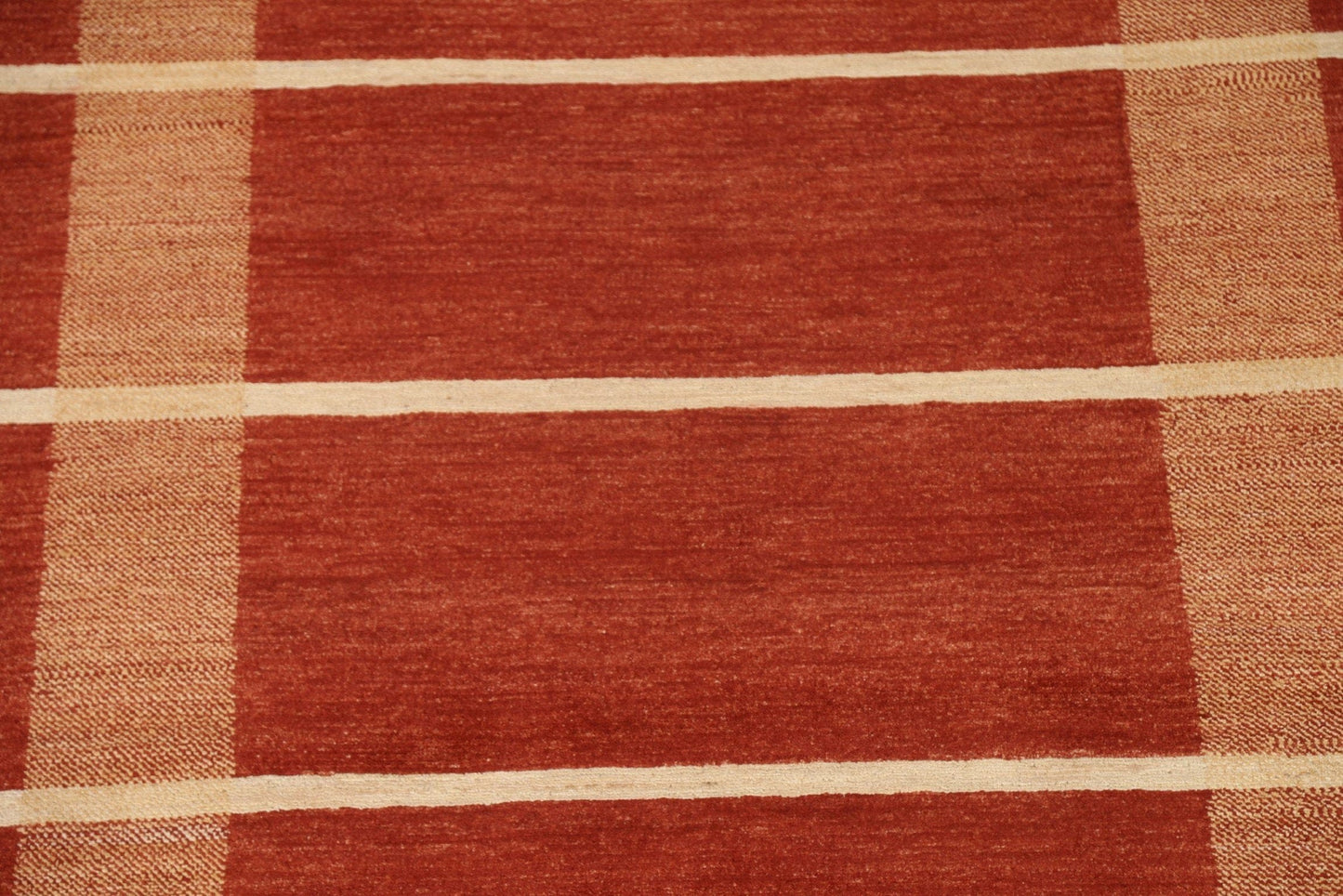 Striped Gabbeh Kashkoli Wool Area Rug 6x8