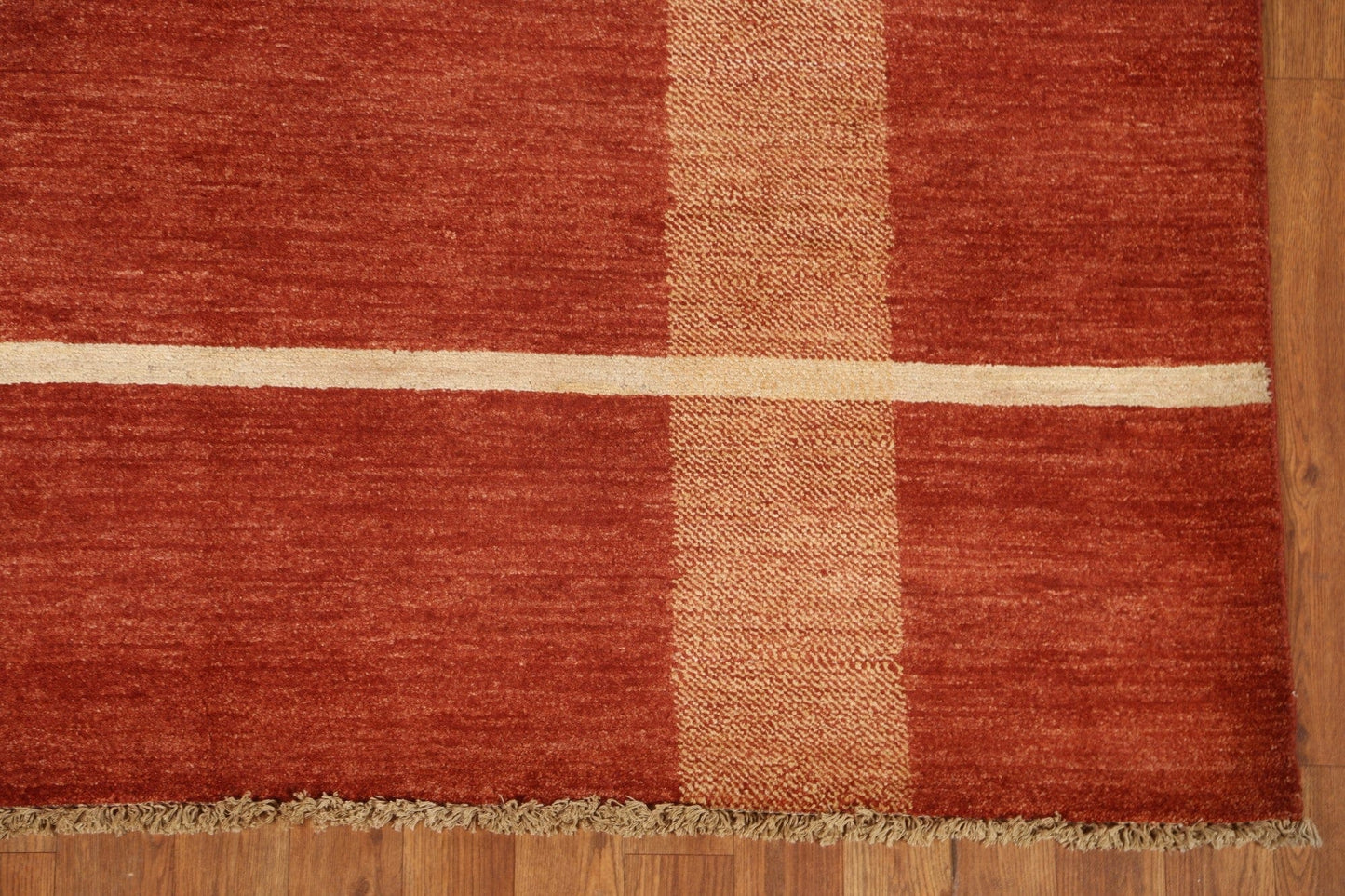 Striped Gabbeh Kashkoli Wool Area Rug 6x8